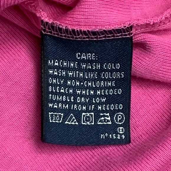 Ralph Lauren Sport Pink V-Neck Tee - Picture 7 of 7